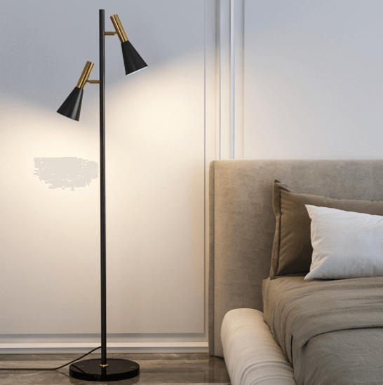 LED Simple Modern TWINS Design Floor Lamp.