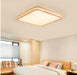 Wood Acrylic LED Ceiling Light Square Round European Design.