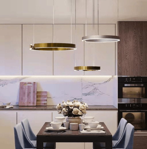 LED North-European Modern Halo Decorative Pendant Light.