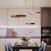 LED North-European Modern Halo Decorative Pendant Light.