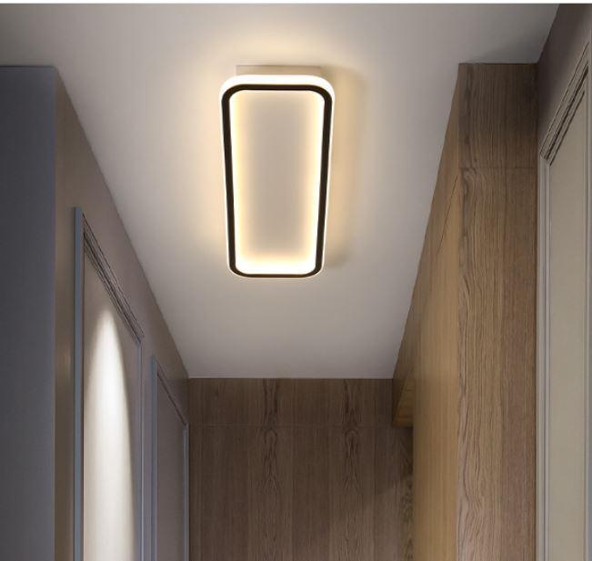 LED Simple Modern Ceiling Light Black+White 2.