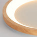 LED Wooden Halo Round Modern Ceiling Light.