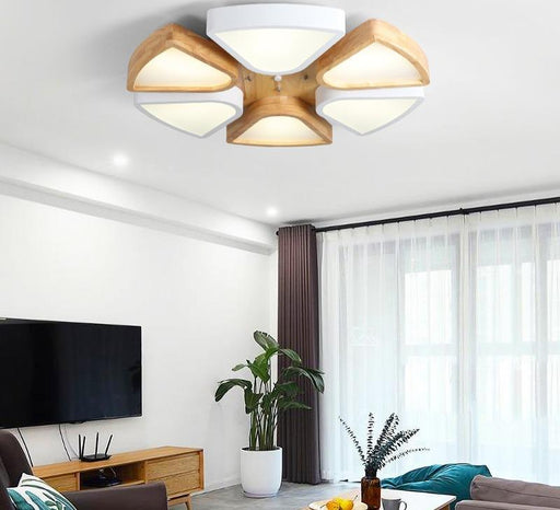 Modern Acrylic LED Flower Ceiling Light for Living Room Bedroom.