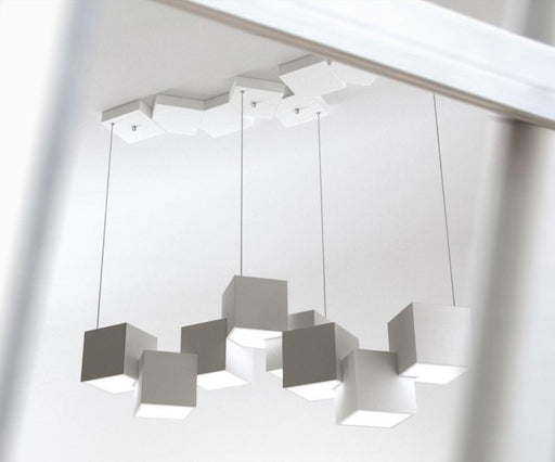 LED Rubik's Cube Chandelier Pendant Light.