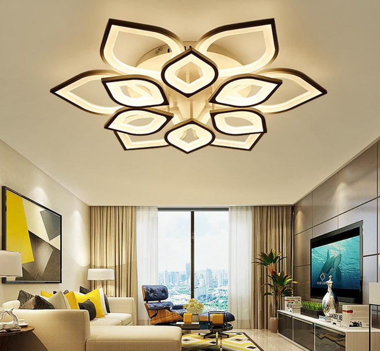 LED Acrylic Lotus Design Ceiling Light.