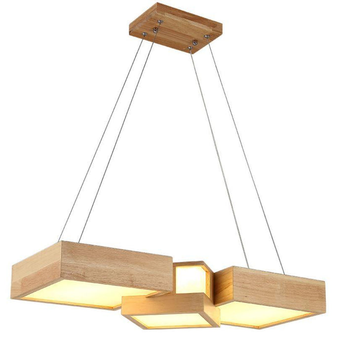 LED Wood Pendant Light.