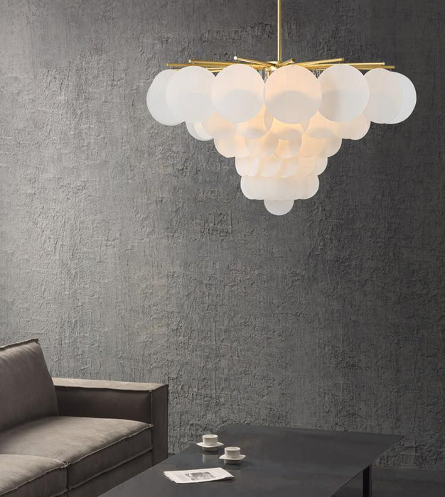 LED Round Leaves Modern Pendant Light.