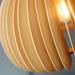 LED Wood Pumpkin Pendant Light.