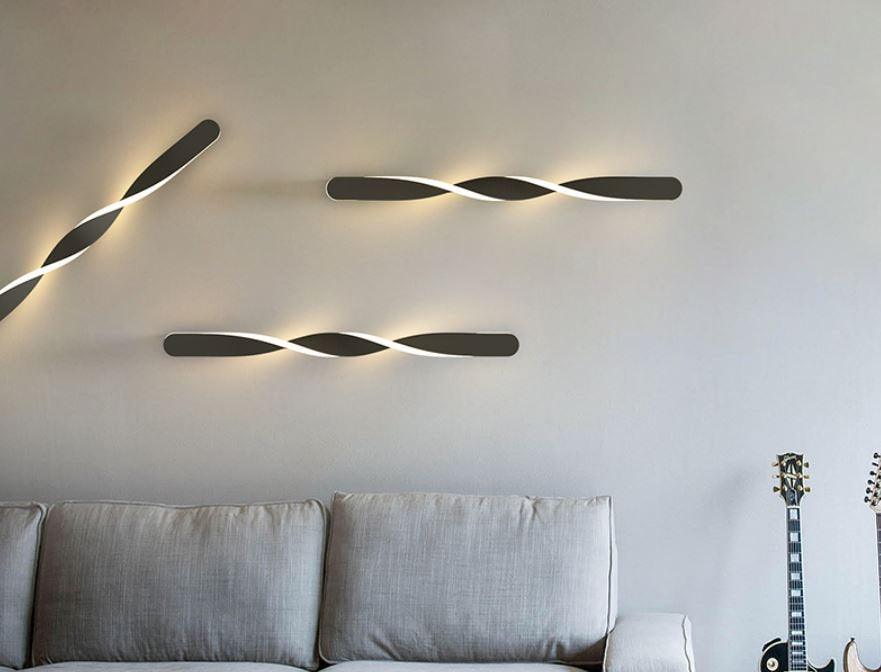 LED Spiral Wall Light.