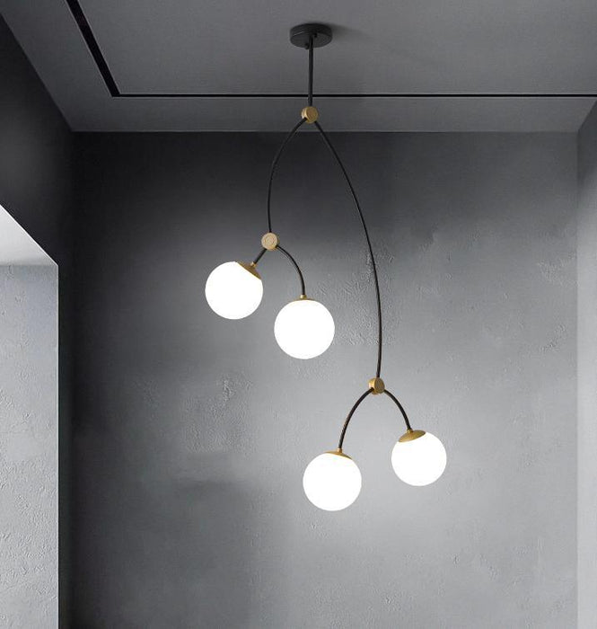 LED Creative Modern Molecular Design Pendant Light.