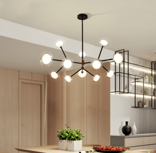 LED Multi-Molecular DNA Decorative Pendant Light.