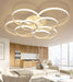 Modern Multi-Circle LED Ceiling Light for Living Room.