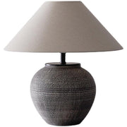 LED Japanese Retro Style Ceramic Table Lamp-DWHOME