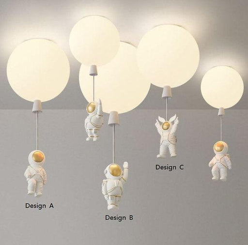 LED Cartoon Astronaut Ceiling Light.