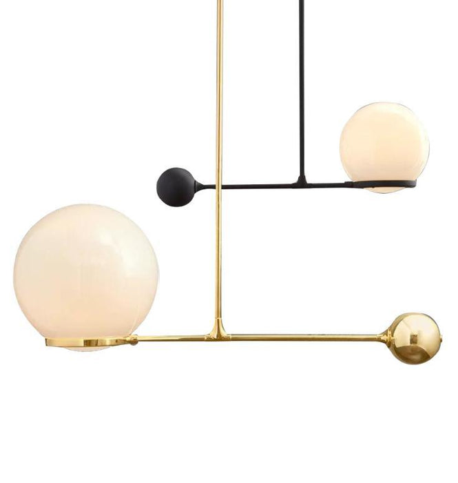 LED Creative Modern Pendant Light Black & Gold.