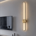 LED Modern Brass Simple Bedside Wall Light - DWHOME