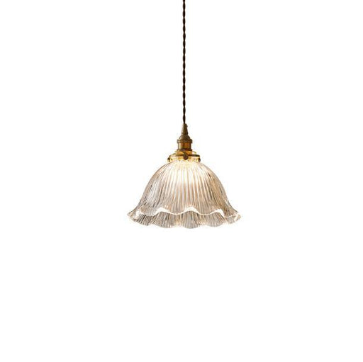 LED Japanese Retro Style Glass Pendant Light.