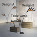 LED Modern Leaves Design Table/Floor Lamp.