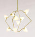 LED Postmodern Peach Tree Design Pendant Light.