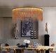 Tassel Design Aluminium Steel LED Chandelier Pendant Light.