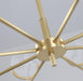 LED Chinese Style Brass Pendant Light.