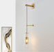 LED Postmodern Gold Wall Light.