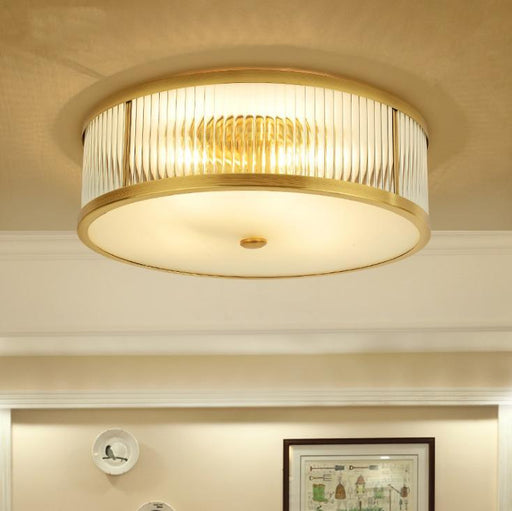 LED Modern Country Style Brass Ceiling Light.