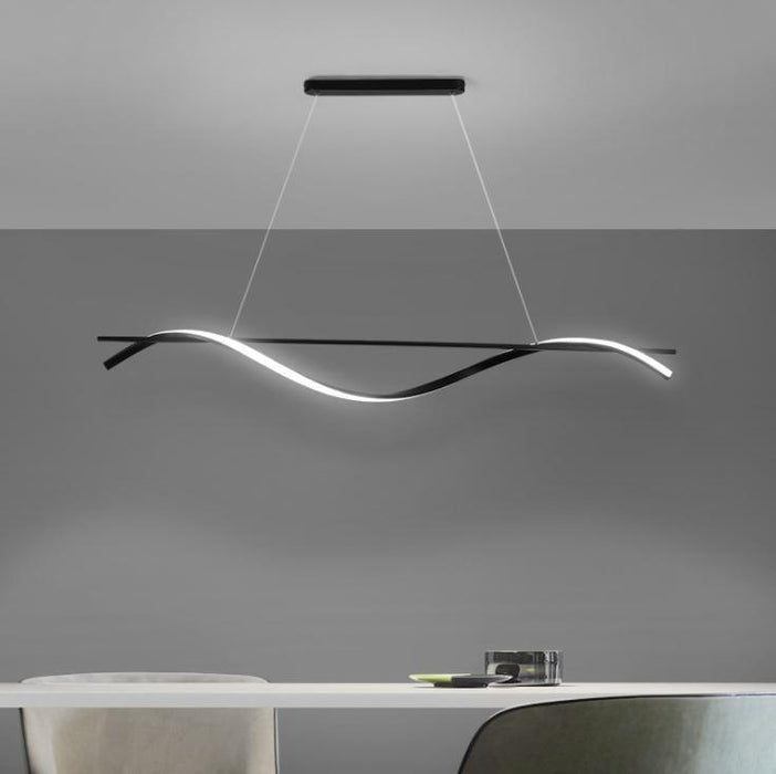 LED Wave Design Office Pendant Light.