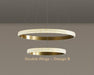 LED Circle Rings Pendant Chandelier.