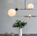 LED Creative Modern Pendant Light Black & Gold.