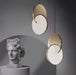 LED Twin Discs Modern Pendant Light.