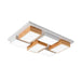 LED Modern Wood Combination Ceiling Light.