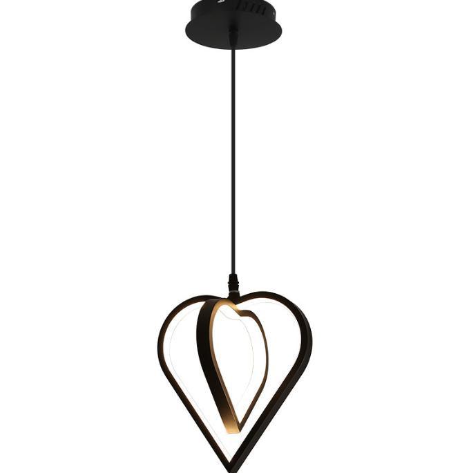 LED Heart Shape Design Pendant Light.