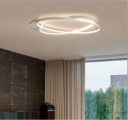 LED Double Ovals Metal Ceiling Light.