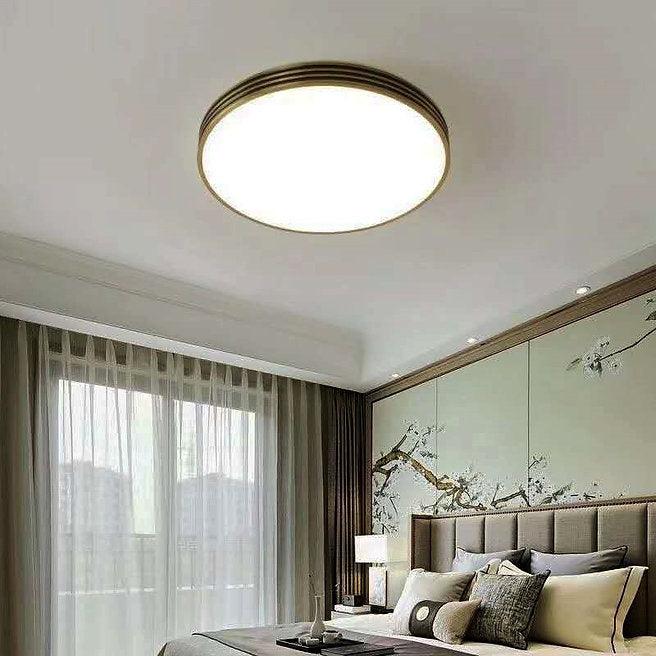 LED Full Brass Vintage Style Ceiling Light.