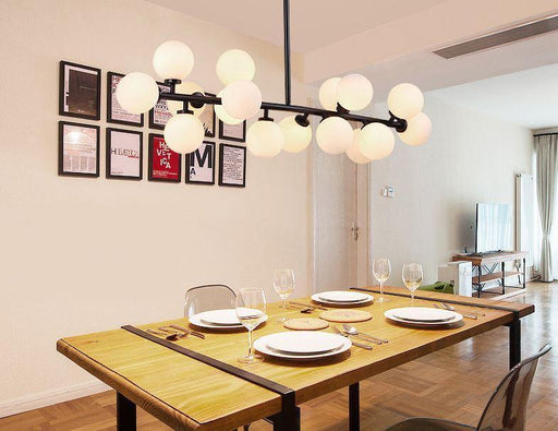 Molecular LED Chandelier Modern Magic Beans DNA for Living Room Dining Room.