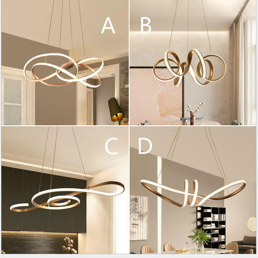 LED Creative Modern Drawing Pendant Light.