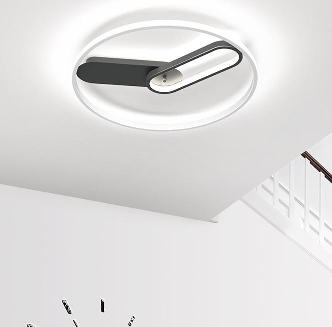 LED Modern Clock Ceiling Light.