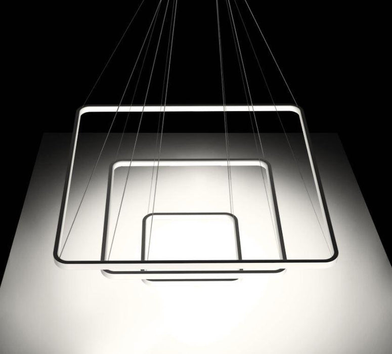 Post Modern Square Design LED Acrylic Pendant Light Chandelier.