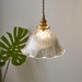 LED Japanese Retro Style Glass Pendant Light.