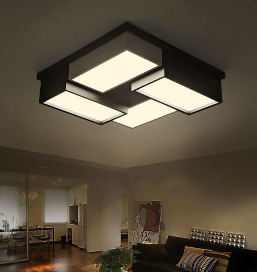 LED Acrylic Geometry Ceiling Light.