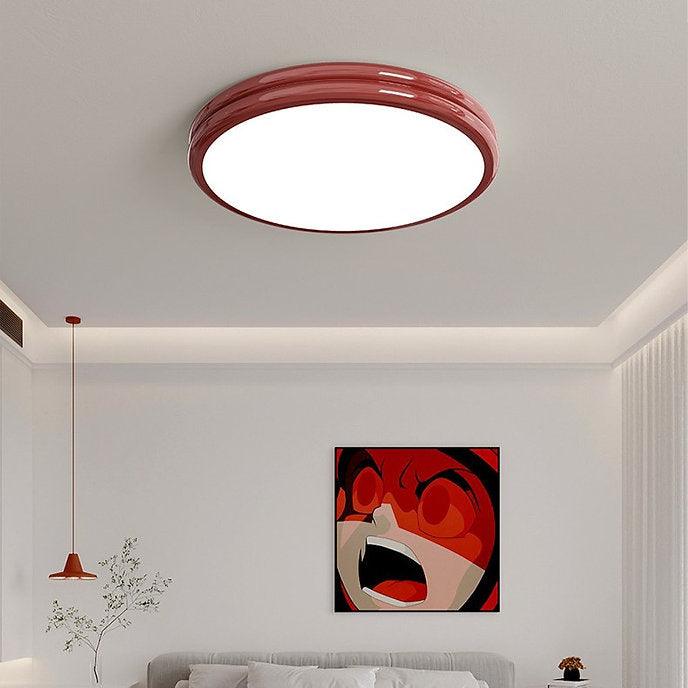 LED Simple Modern Cookie Design Multi-color Ceiling Light.