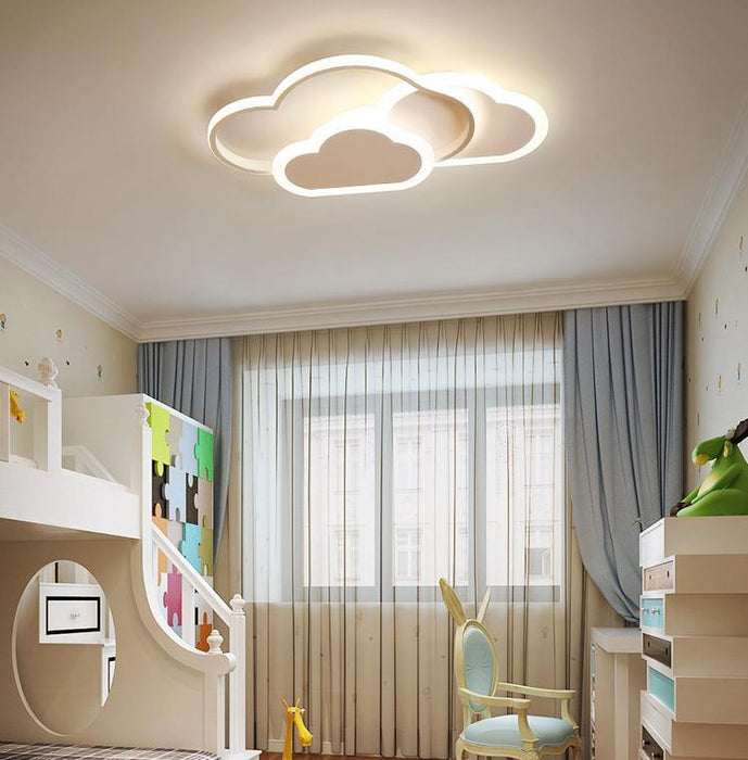 LED Modern Cloud Design Children's Ceiling Light.