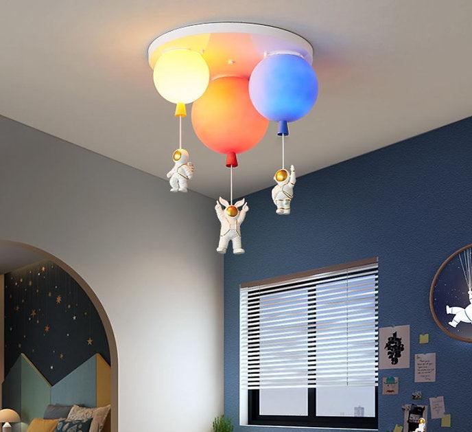 LED Cartoon Astronaut Ceiling Light.