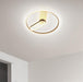 LED Modern Clock Ceiling Light.