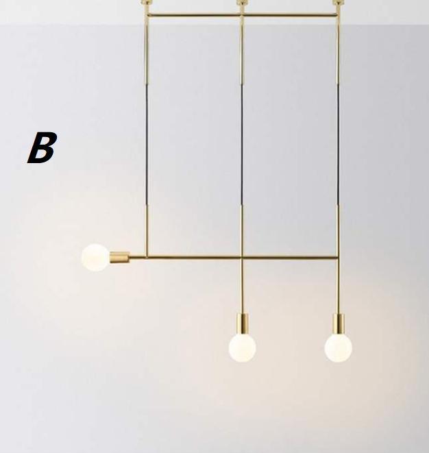 LED Minimalism Simple Modern Pendant Light.