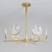 LED Chinese Style Brass Pendant Light.