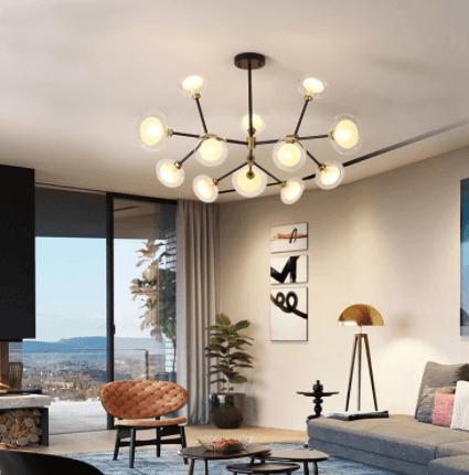 LED Multi-Molecular DNA Decorative Pendant Light.