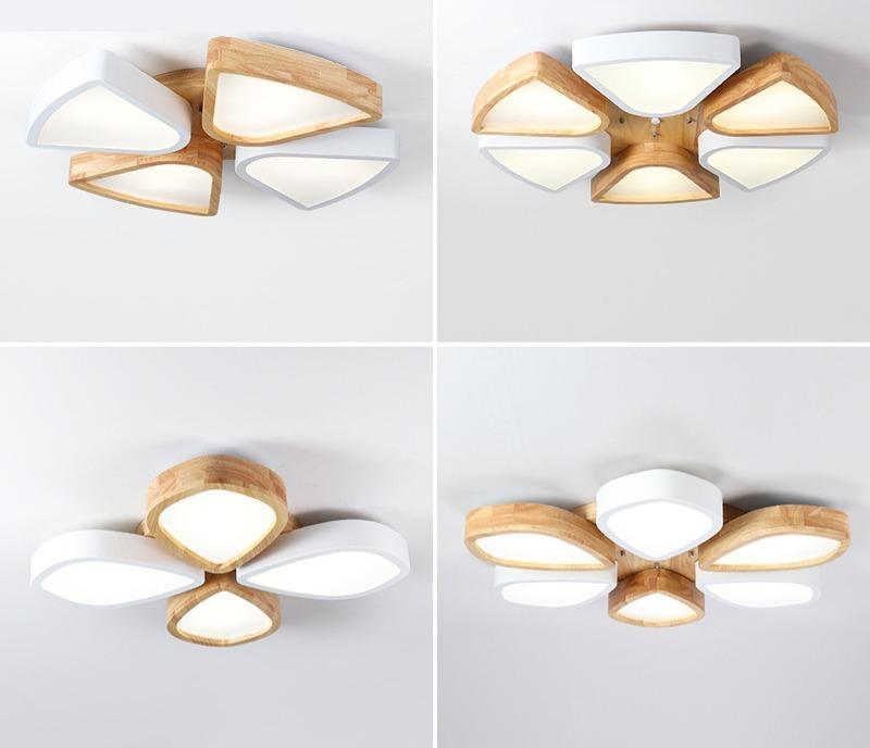 Modern Acrylic LED Flower Ceiling Light for Living Room Bedroom.