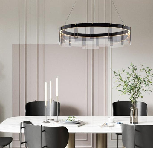 LED Modern-O Round Pendant Light.